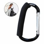 tassenhaak, kinderwagen haak, universele tassenhaak, haak voor kinderwagen, stevige tassenhouder, haak voor buggy, kinderwagenaccessoire, haak voor tassen, handige tassenhaak, lichtgewicht haak, haak voor fiets, tassenhaak voor onderweg, haak met foam handvat, tassenhaak voor ouders, multifunctionele tassenhaak